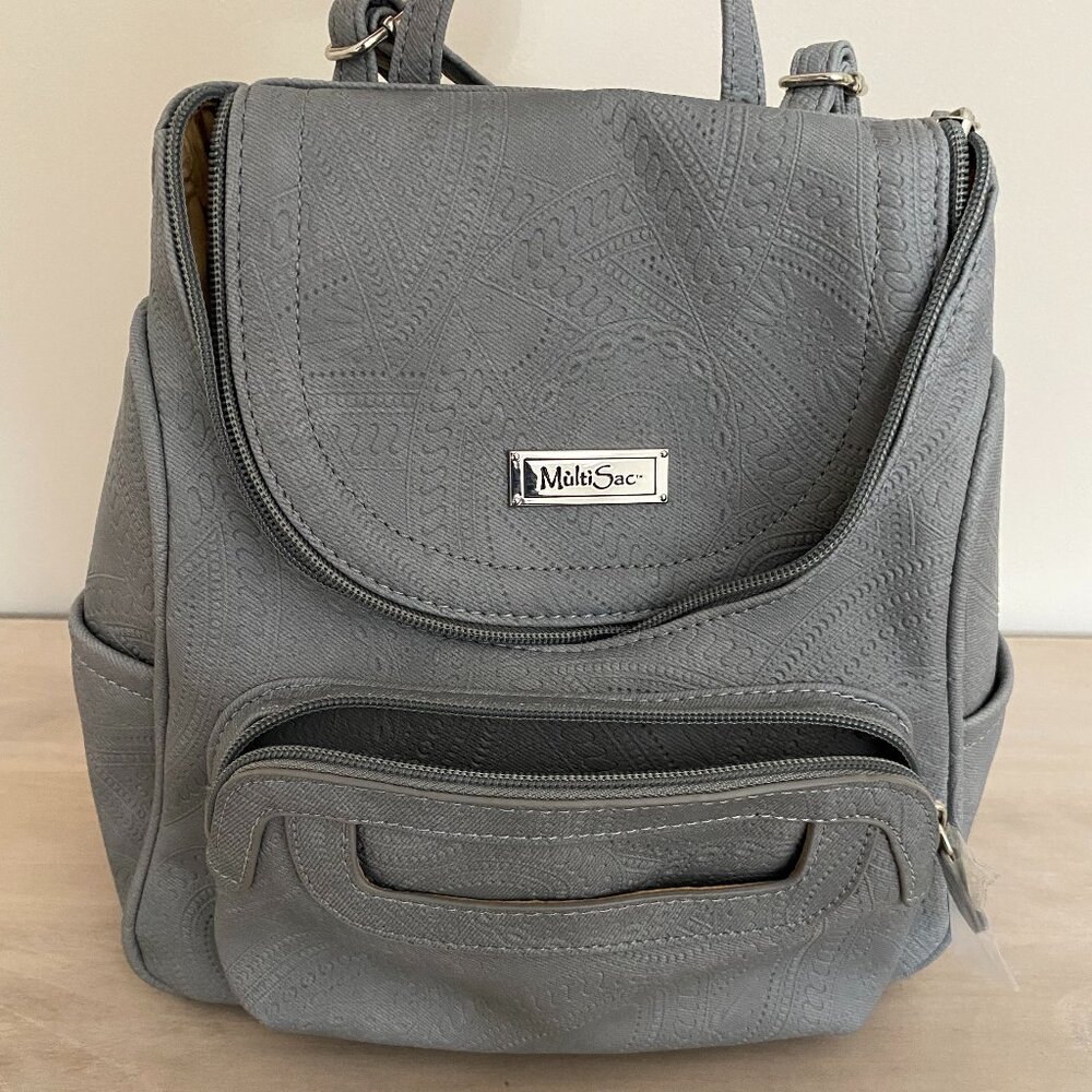 Multisac Major Backpack, Victoria Floral Steel